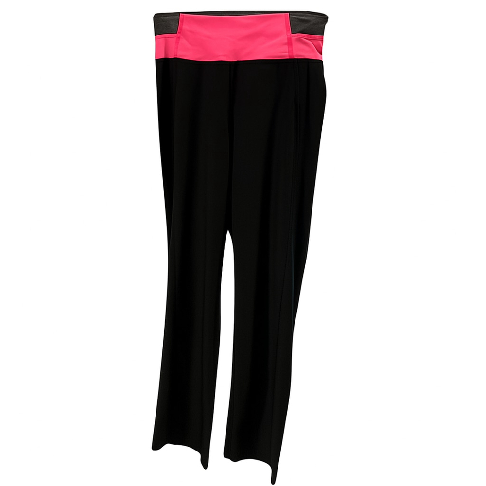 NWT Women's Xersion Petite Slim Fit Pants PS Black Pink Activewear